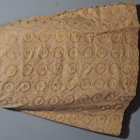 Banana Republic Cream A-Line Embellished Skirt - Picture 4 of 8